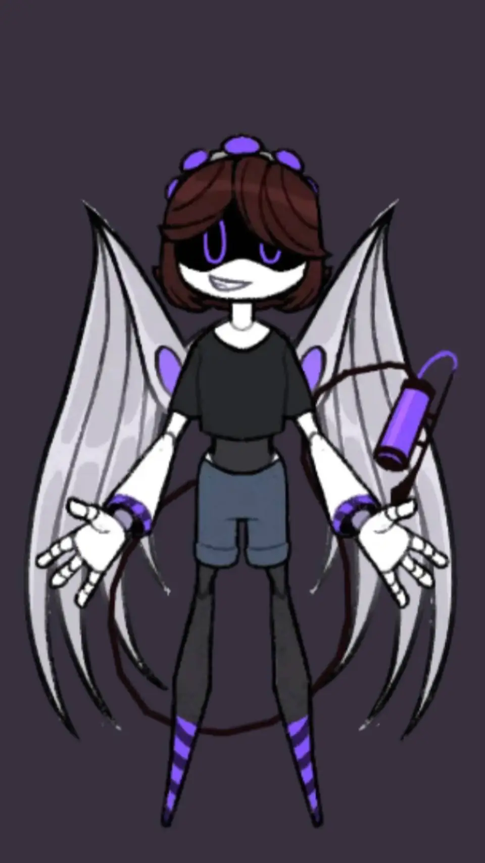 ai character: zina murder drone  background