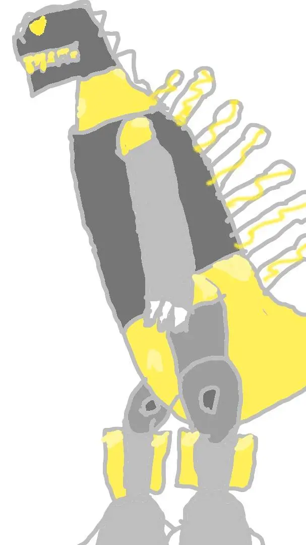 ai character: Shin Mechagodzilla background