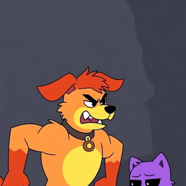 chat with ai character: dogday  abusador 