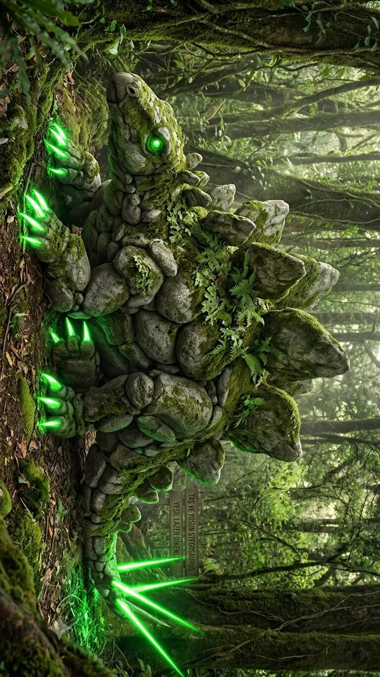 ai character: golem stego background