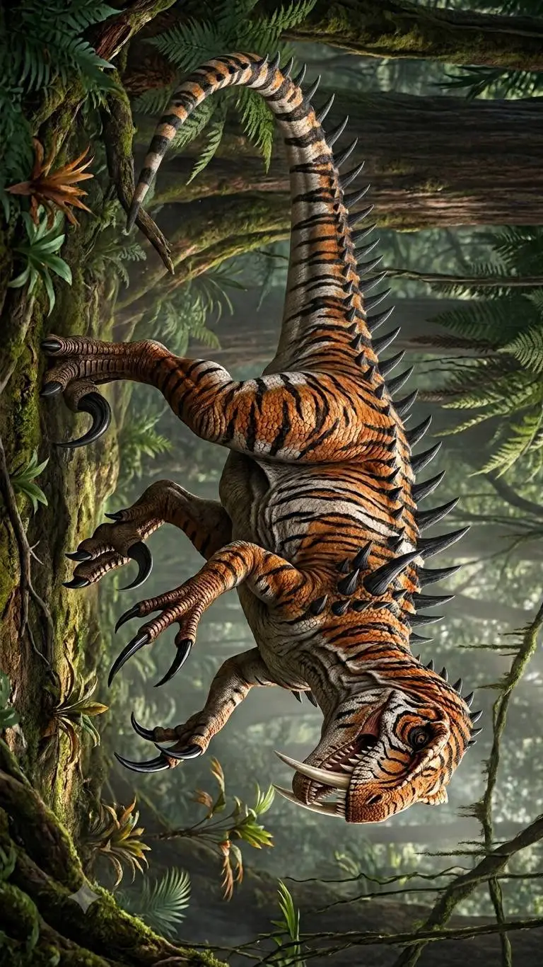 ai character: MegalosaurusMutant background