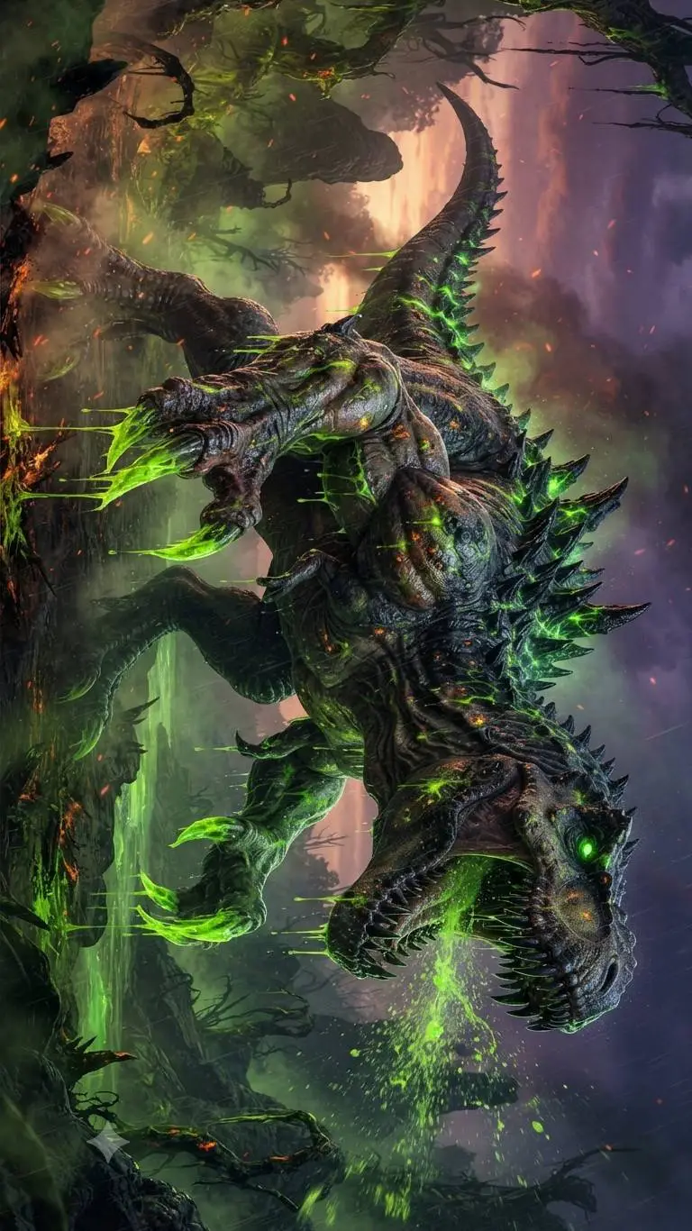 ai character: mutant Rex 2 background