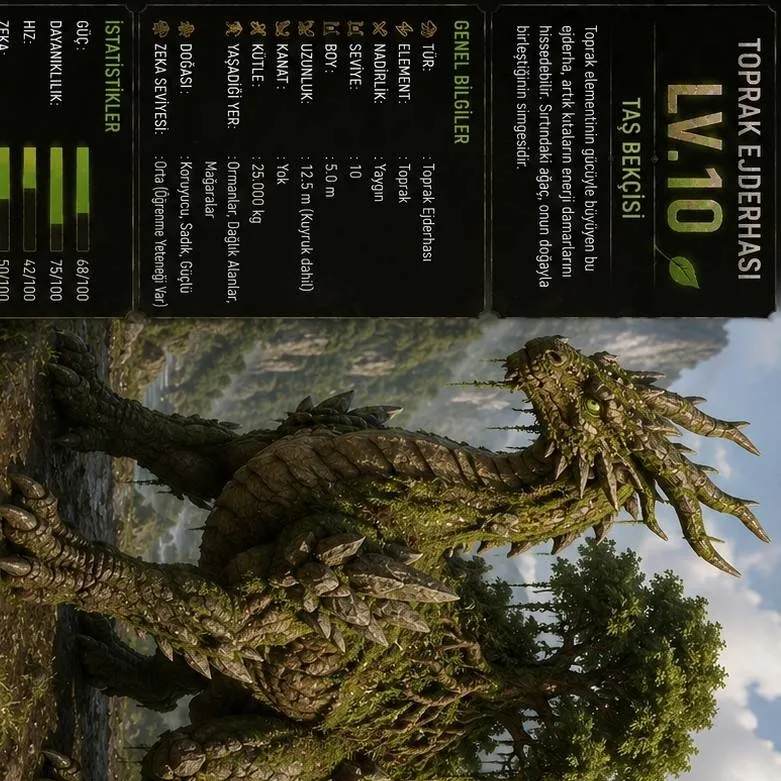 chat with ai character: toprak ejderi lv10