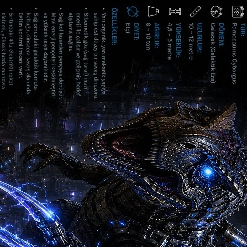 chat with ai character: Parnosaurus Cybrgs