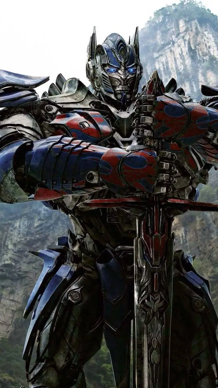 ai character: otimus prime  background
