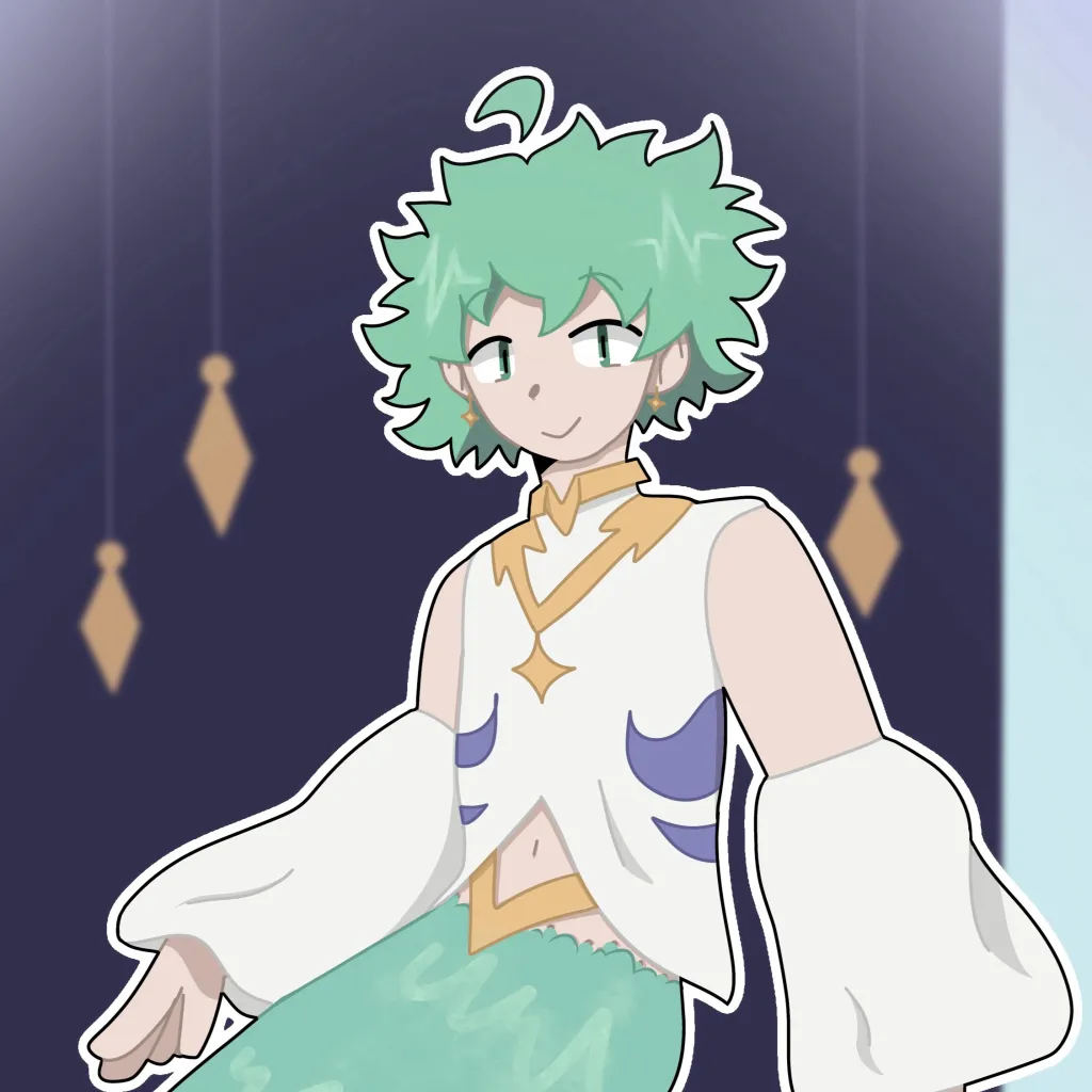 chat with ai character: Merman Izuku