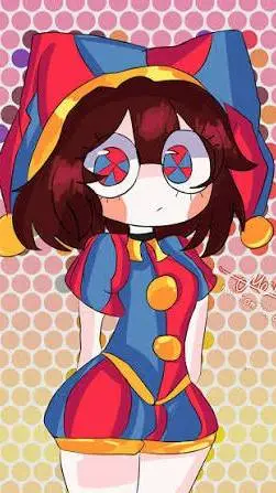 ai character: pomni  background
