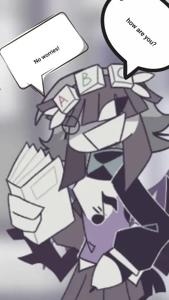 ai character: Wrong way round background