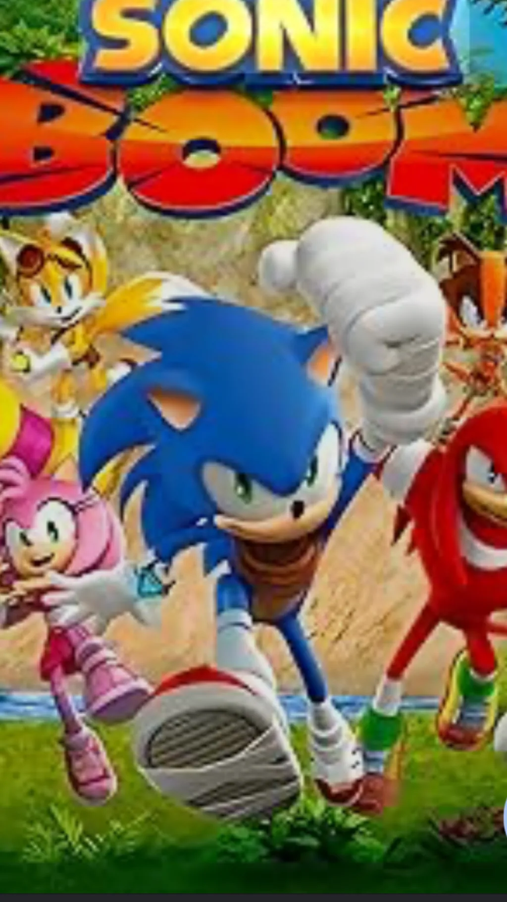 ai character: Sonic boom background
