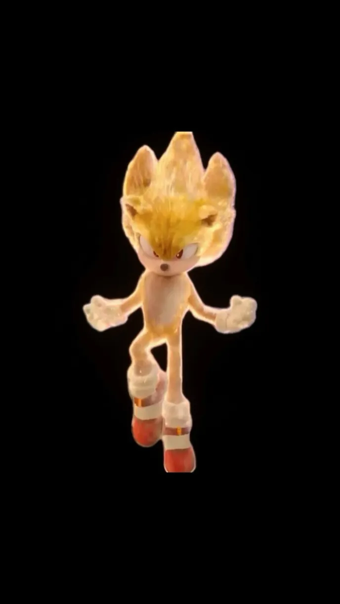 ai character: super sonic&EggMan background