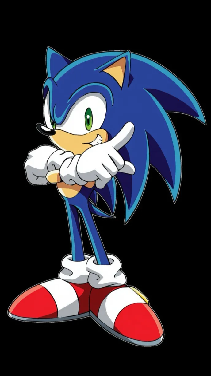 ai character: sonic X background