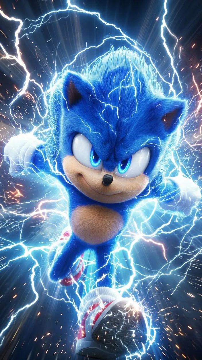 ai character: Movie sonic background