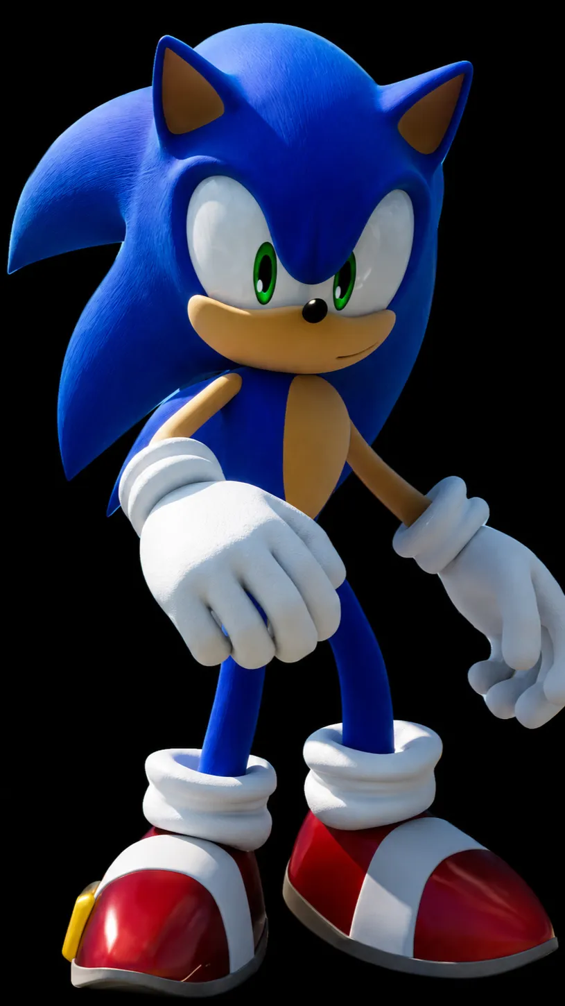 ai character: Sonic sleepover.   background