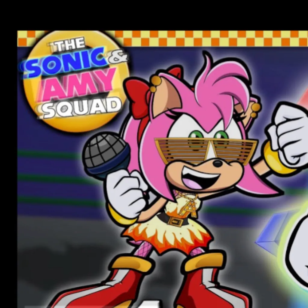 chat with ai character: Sonic and amy squa