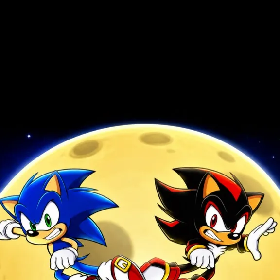 chat with ai character: Sonic VS. Shadow. 