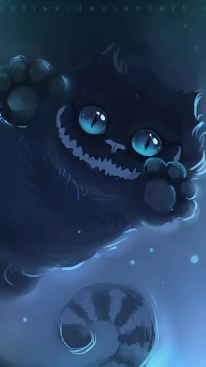 ai character: Cheshire Cat background