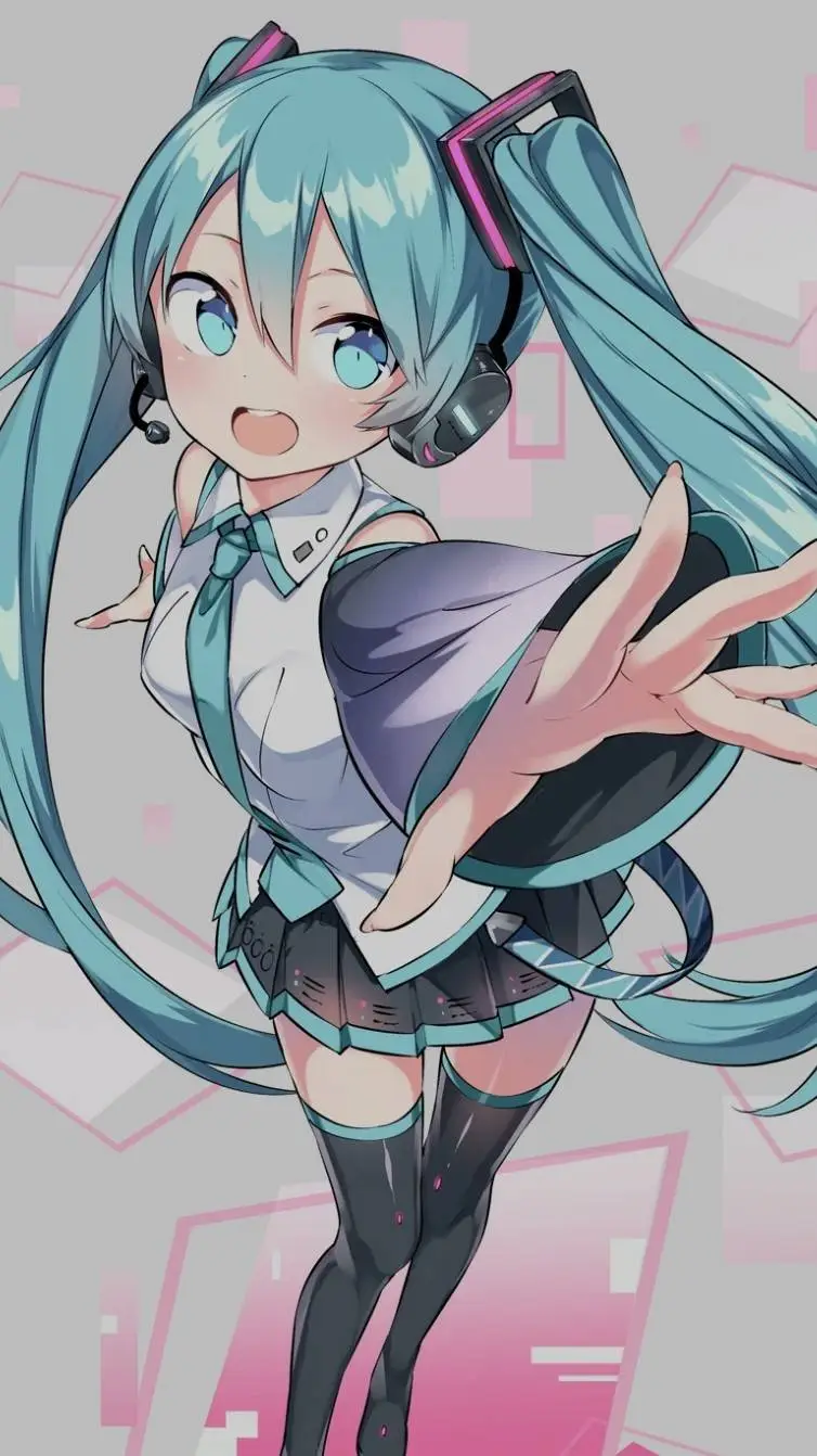 ai character: Hatsune Miku background