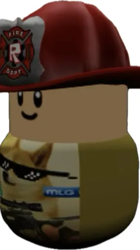 ai character: firefigther baby background