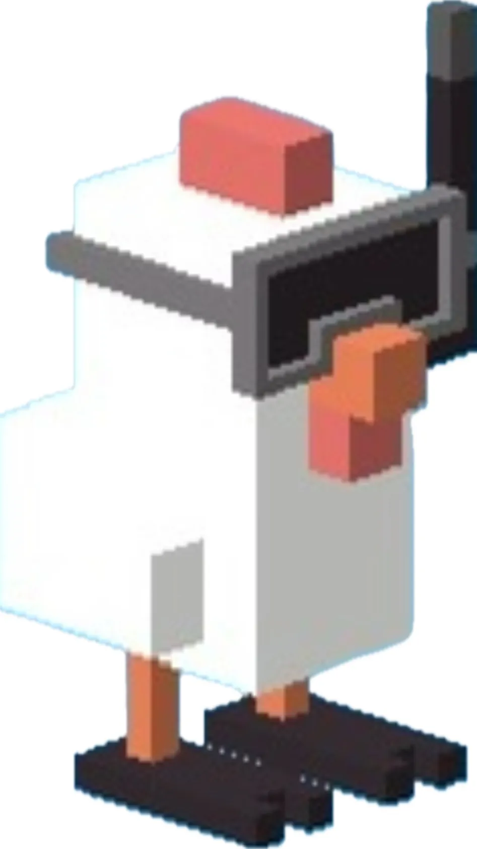 ai character: SCUBA CHICKEN background