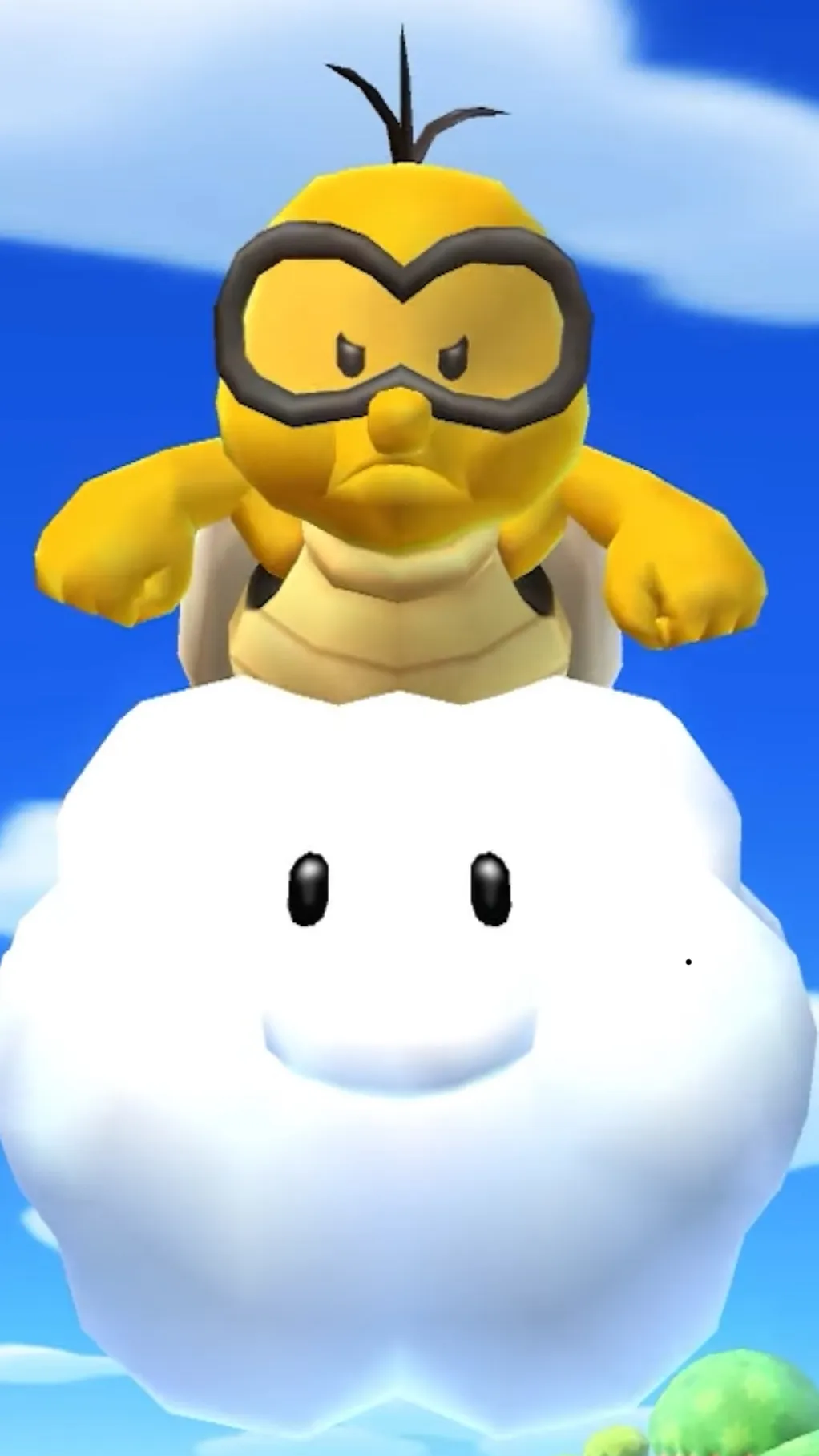 ai character: ANGRY LAKITU background