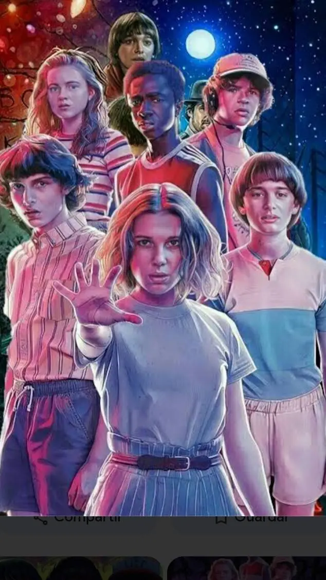 ai character: Stranger Things  background