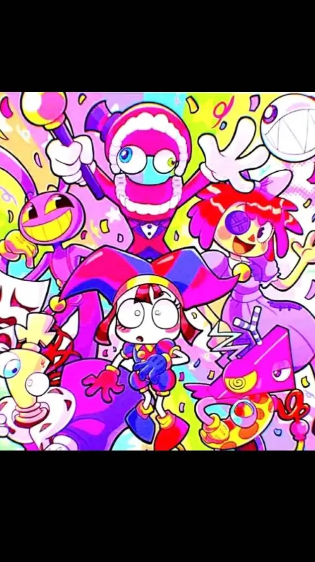 ai character: Digital Circus! background