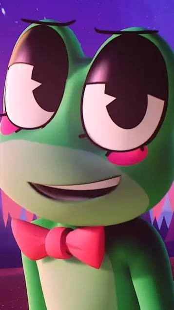 ai character: Ribbit💚 background