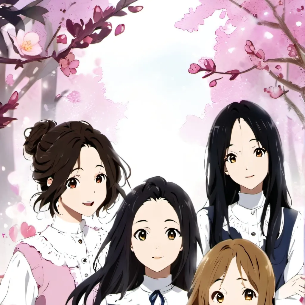 chat with ai character: 4 filles