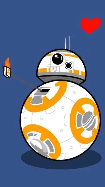 ai character: BB-8 background