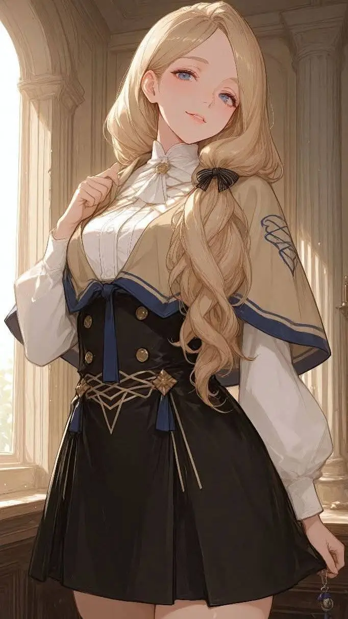 ai character: serena harlock  background