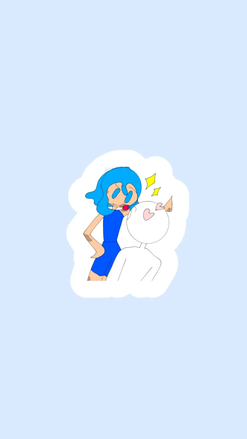 ai character: Xavier × you :3 background