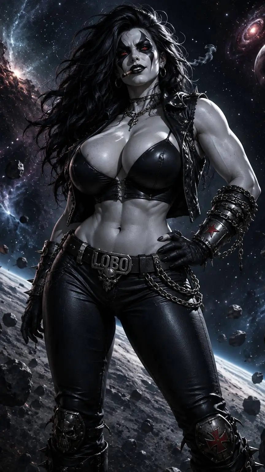 ai character: 🖤Lobo🖤 background