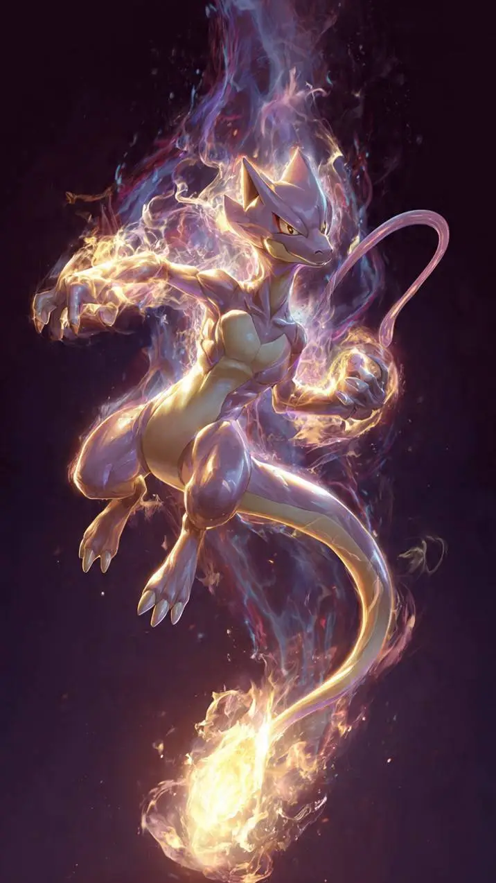 ai character: mewtwo  background