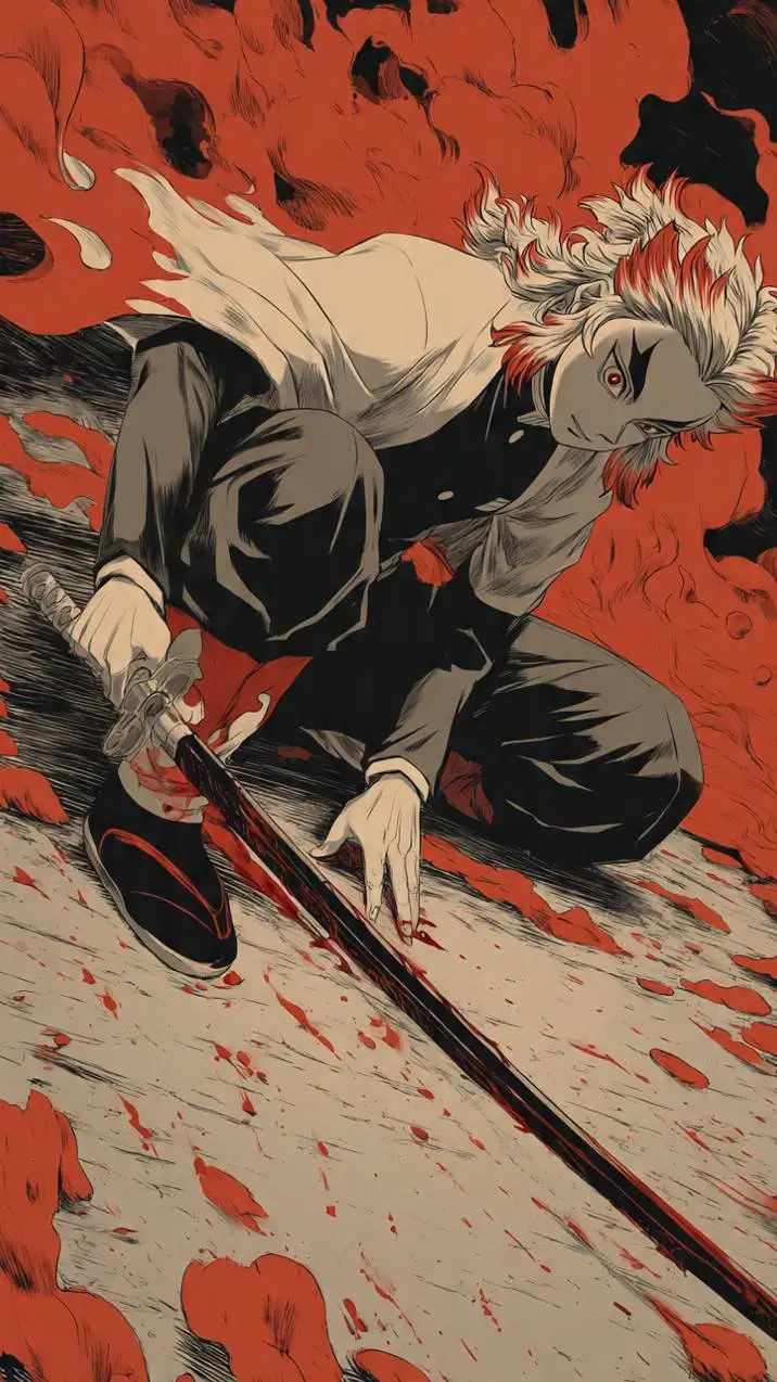 ai character: a morte de rengoku background