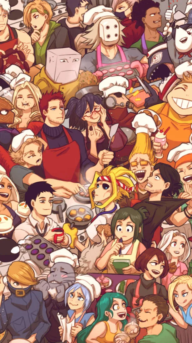 ai character: Pro hero Sleepover background