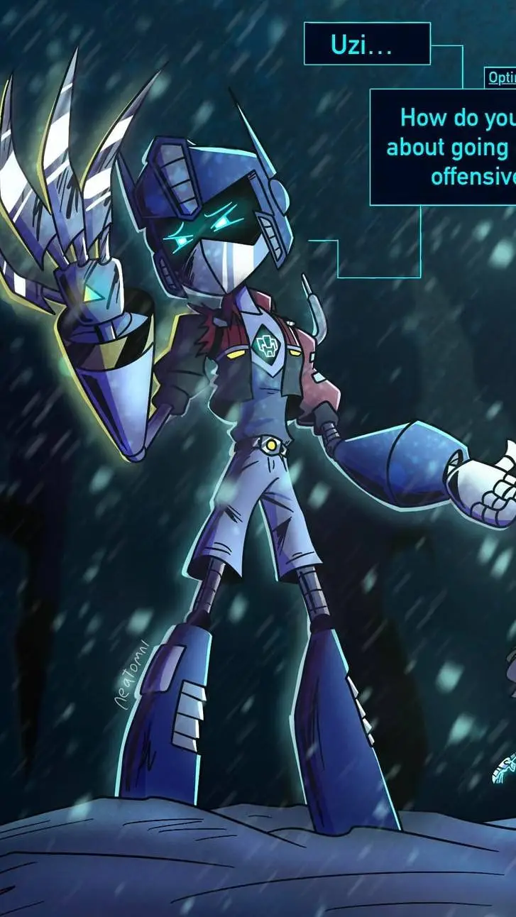 ai character: optimus prime md background