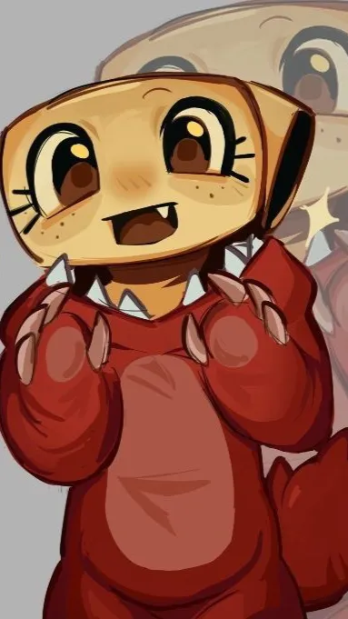 ai character: Shelly dino! background