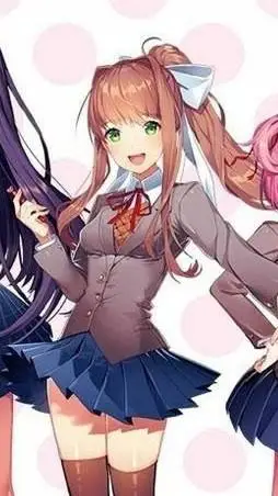 ai character: DDLC x mha background
