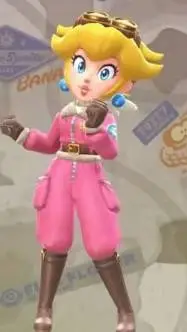 ai character: Princess Peach 2 background