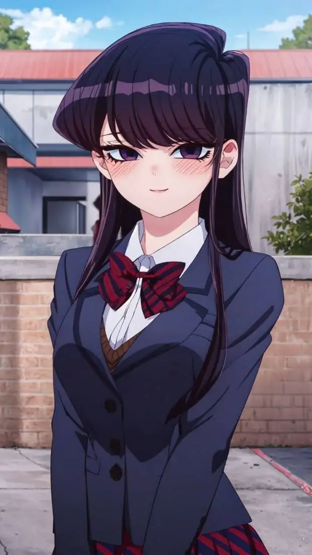 ai character: shouko komi background