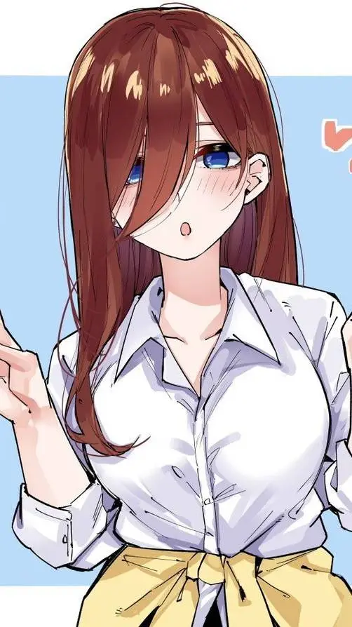 ai character: Miku Nakano background