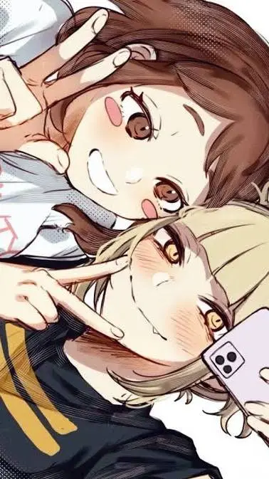 ai character: 💛Toga x Ochako🤎  background