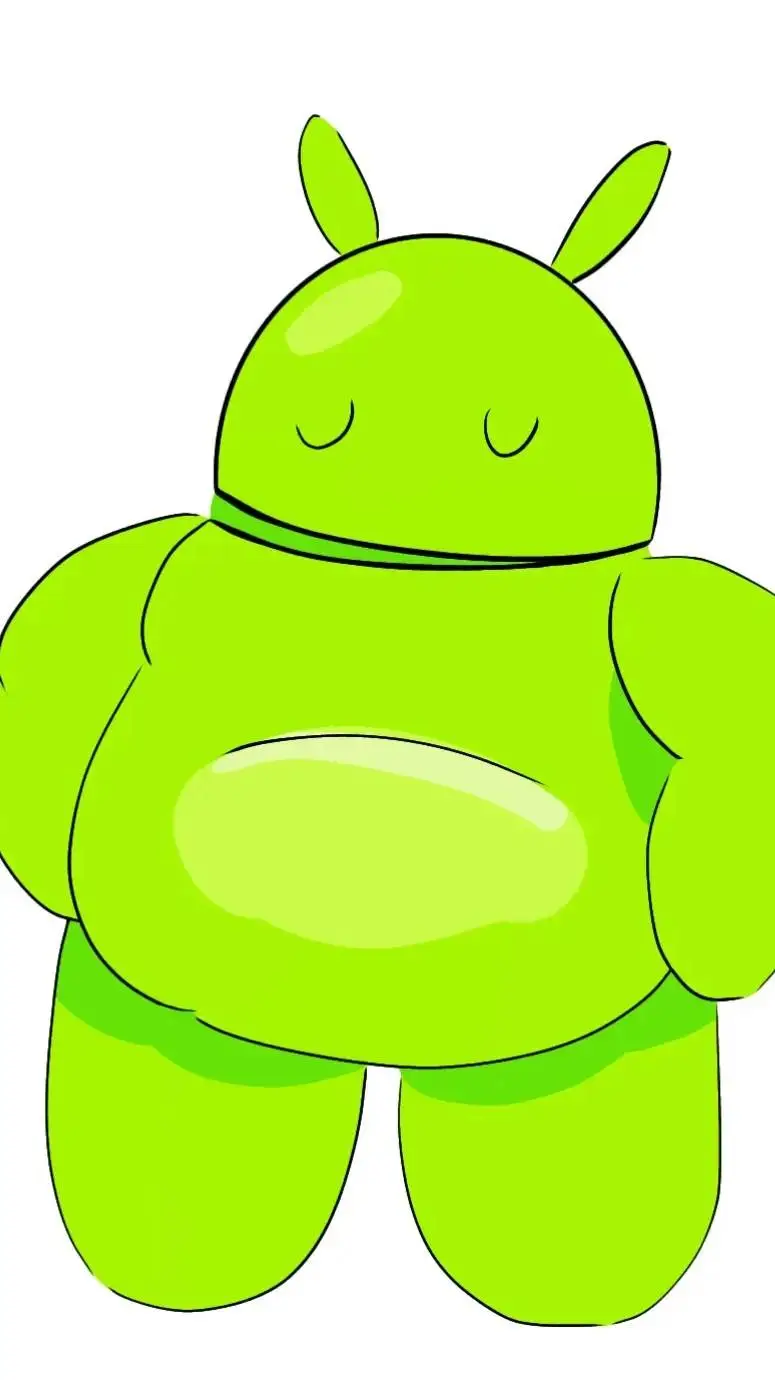 ai character: Bugdroid background
