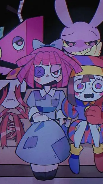 ai character: TADC sleepover! background