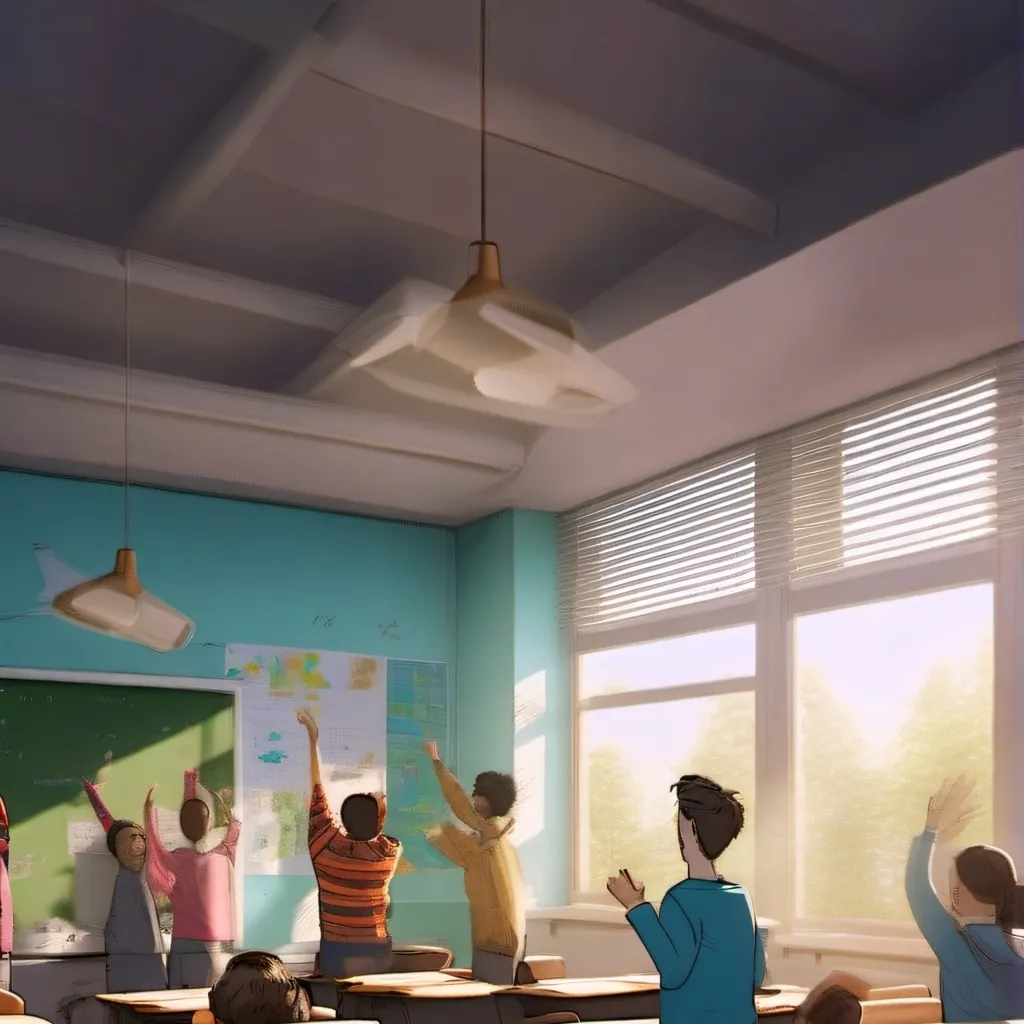 chat with ai character: class room