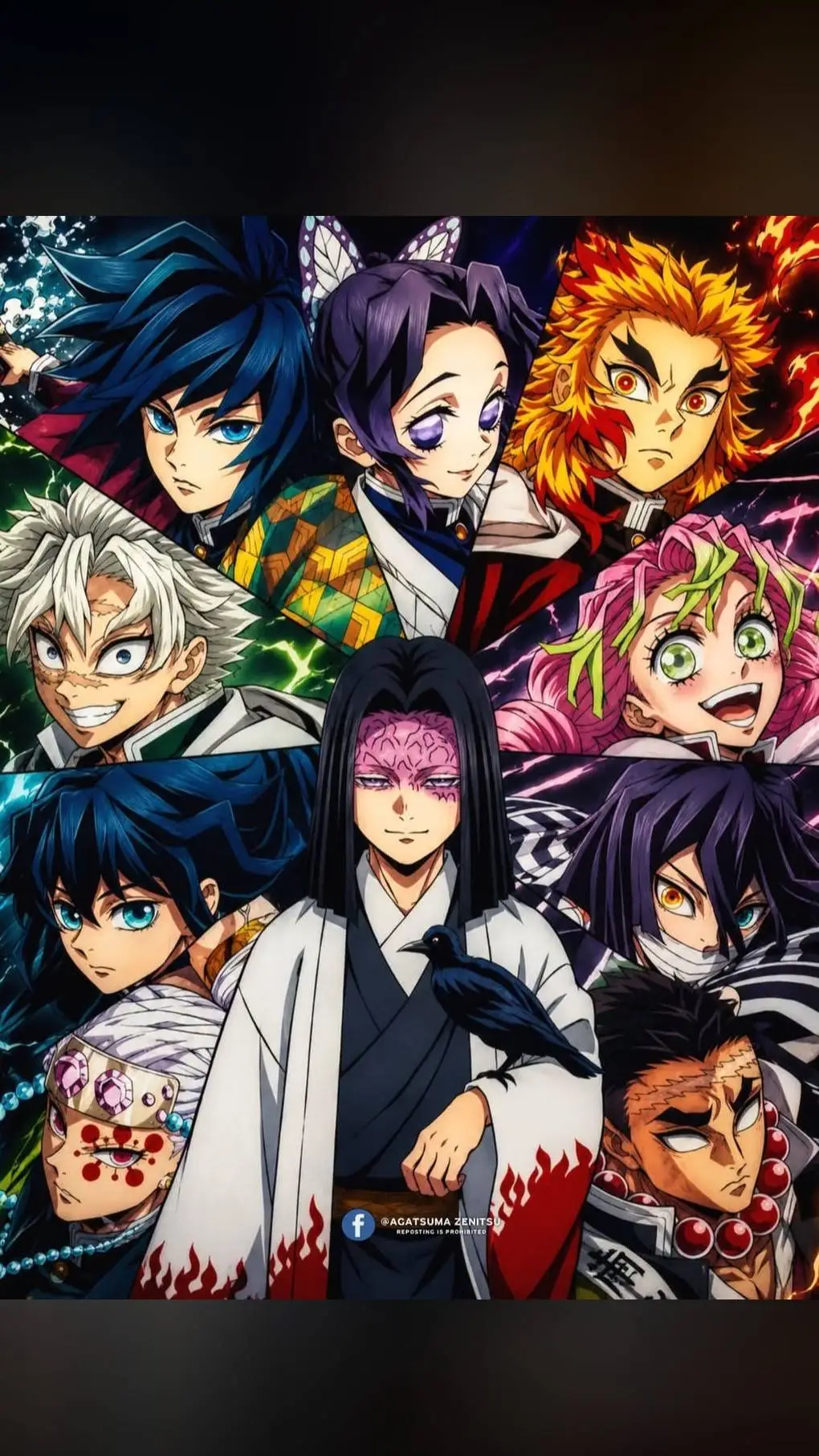 ai character: demon slayer background