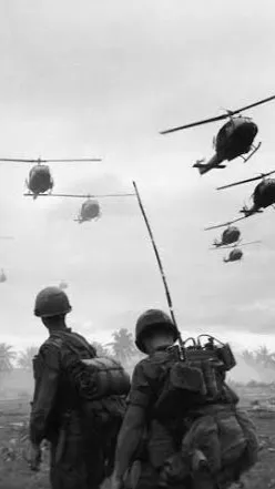 ai character: War in Vietnam  background