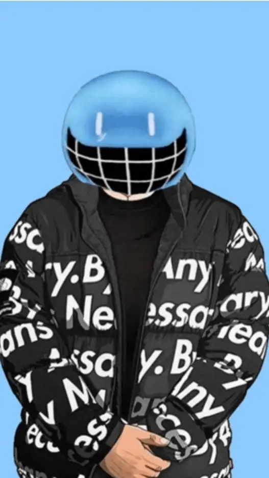 ai character: bluudud background