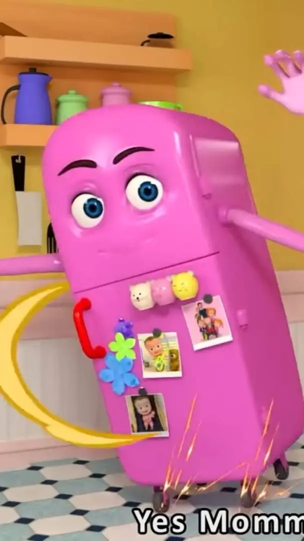 ai character: Refrigerator background