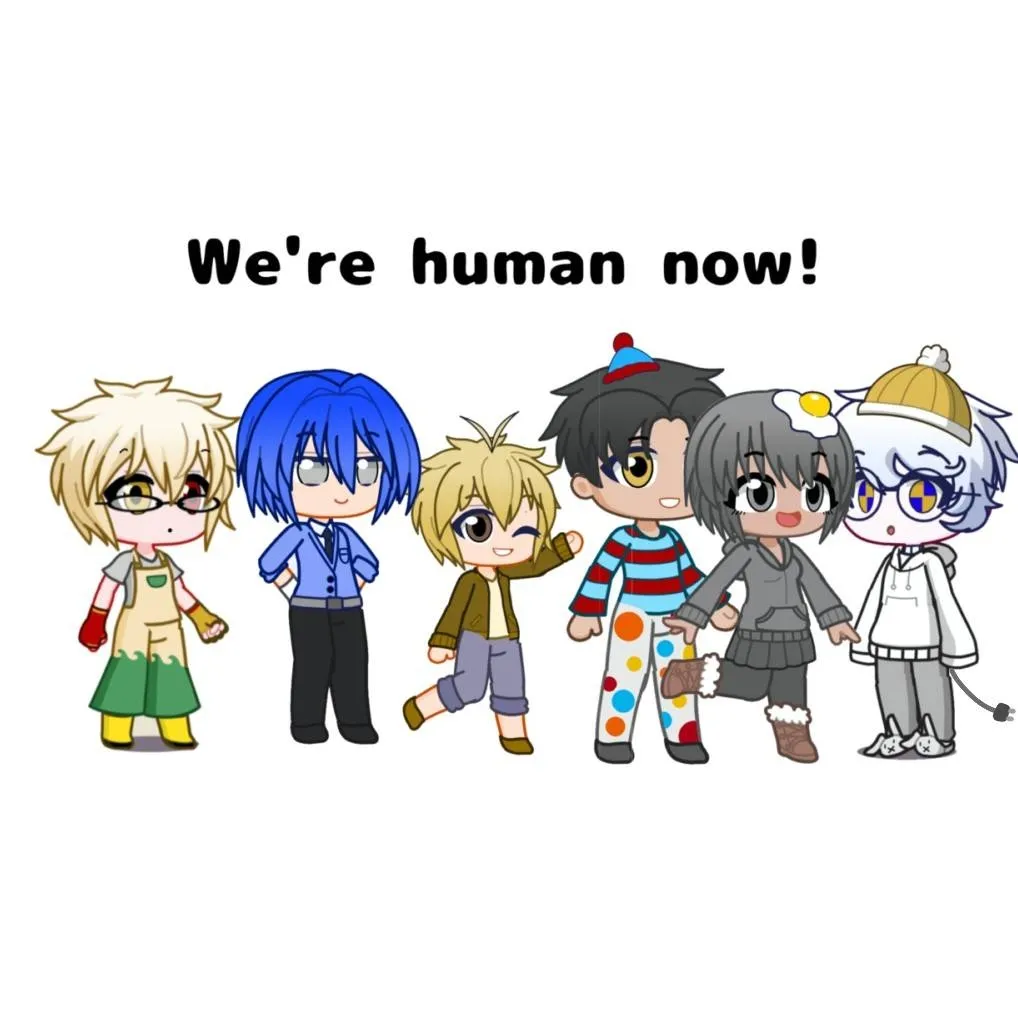 chat with ai character: We're human now! 2